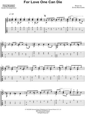 For Love One Can Die