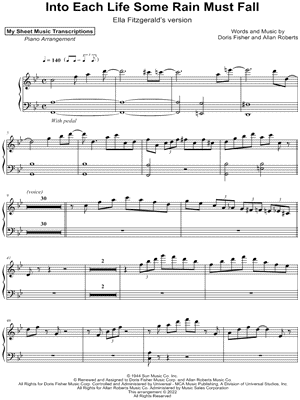 Into Each Life Some Rain Must Fall