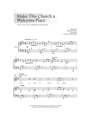 Make This Church a Welcome Place