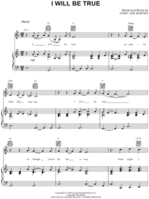 I Will Be True