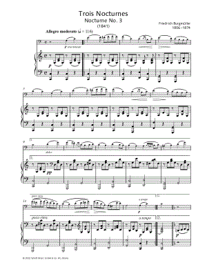 Nocturne No. 3 - Cello & Piano