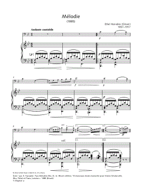 Mélodie - Cello & Piano