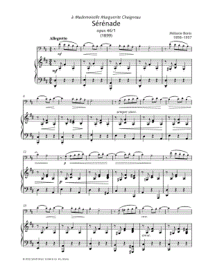 Sérénade, Op. 46, No. 1 - Cello & Piano