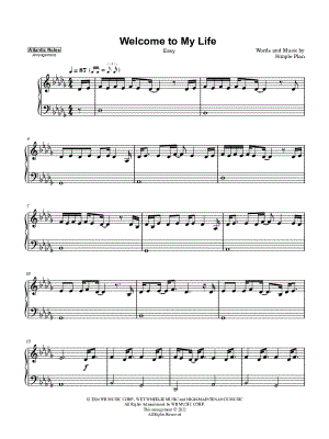 Welcome to My Life [easy]