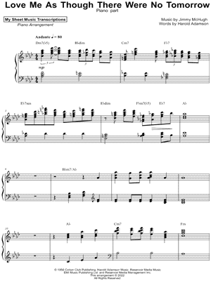 Love Me As Though There Were No Tomorrow (Nat King Cole)