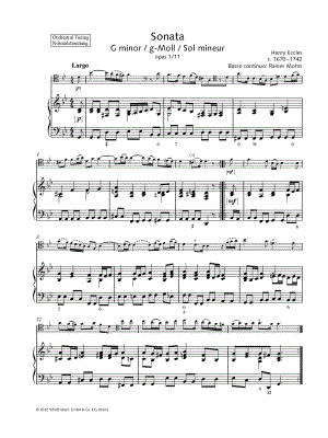 Sonata in G Minor - Double Bass & Piano