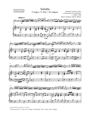 Sonata in F Major - Double Bass & Piano