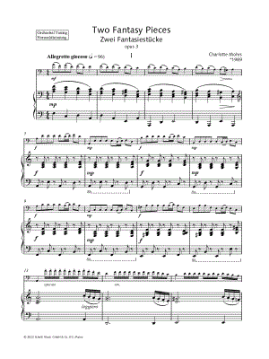 Two Fantasy Pieces - Double Bass & Piano