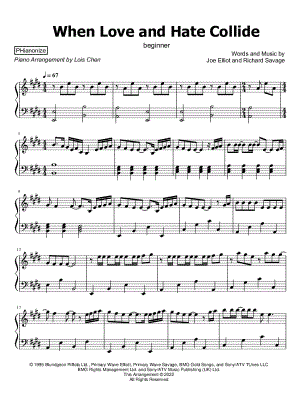 When Love and Hate Collide [beginner]