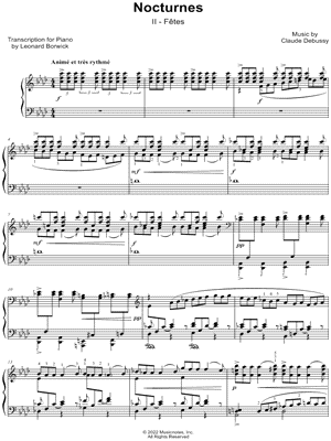 Nocturnes, L. 91: II. Fêtes