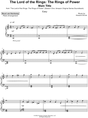 The Lord of the Rings: The Rings of Power Main Title [easy]