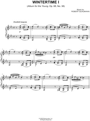 Album for the Young, Op. 68, No. 38: Wintertime I