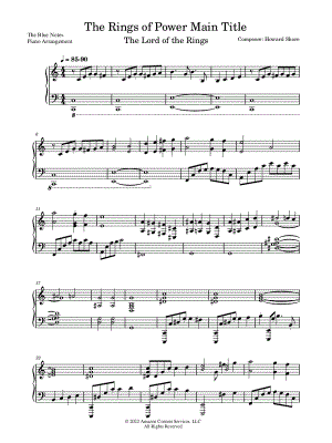 The Lord of the Rings: The Rings of Power Main Title