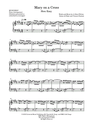 Mary on a Cross [slow easy]