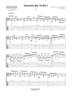 Sonatina Op. 36 No. 1