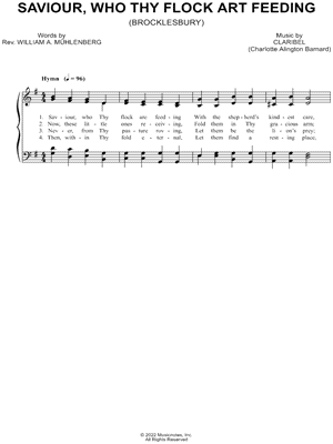 Saviour, Who Thy Flock Art Feeding