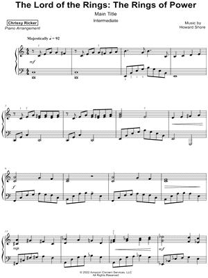 The Lord of the Rings: The Rings of Power Main Title [intermediate]