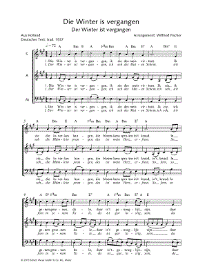 Die Winter is vergangen