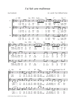 Jai fait une maîtresse