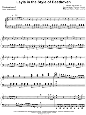 Layla in the Style of Beethoven