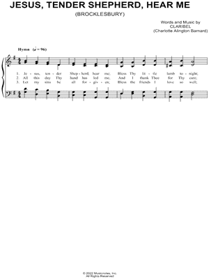 Jesus, Tender Shepherd, Hear Me