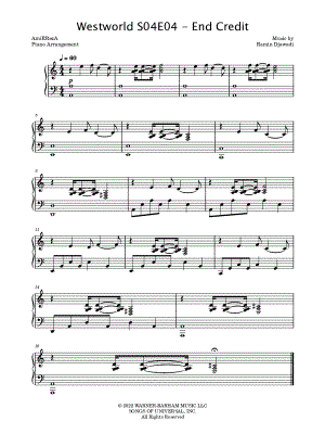 End Credits from Westworld