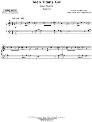 Teen Titans Go! Main Theme [beginner]