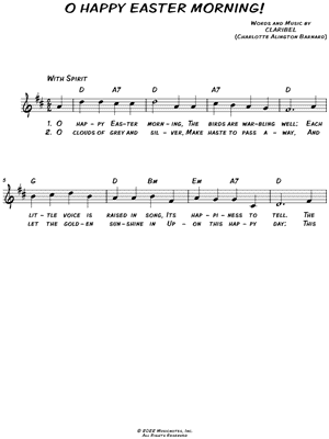 O Happy Easter Morning!