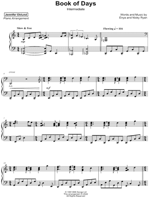 Book of Days [intermediate]