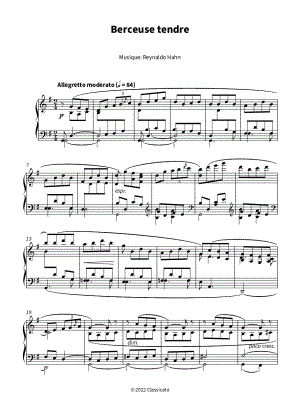 Berceuse tendre