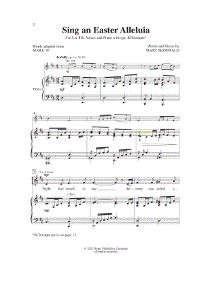 Sing an Easter Alleluia