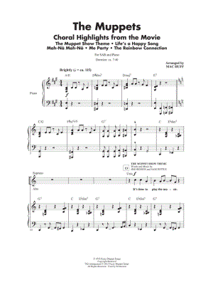 The Muppets - Choral Highlights from the Movie