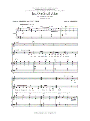 Just One Small Voice