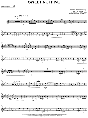 Sweet Nothing - C Instrument
