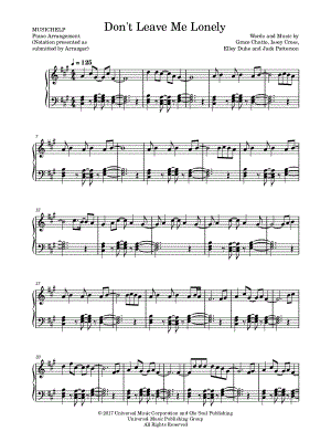 Don't Leave Me Lonely