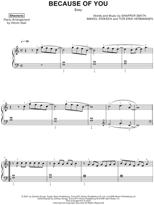 Because of You [easy]