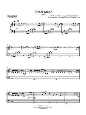 Strani Amori [easy]