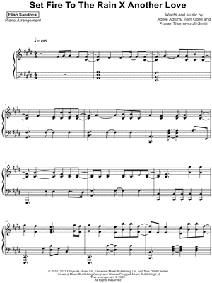 Set Fire to the Rain X Another Love