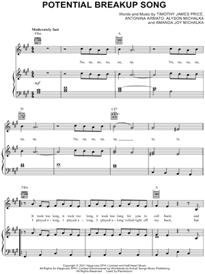 Potential Breakup Song