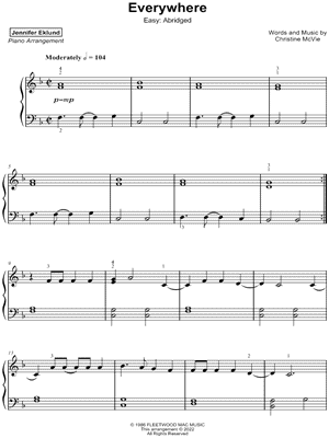 Everywhere [easy - abridged]