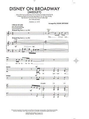 Disney on Broadway (Medley)