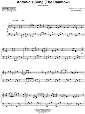 Antonio's Song (The Rainbow) [intermediate]
