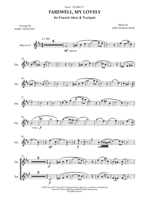 Farewell, My Lovely - French Horn & Trumpet