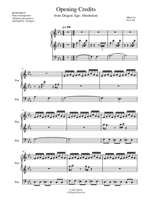 Opening Credits from Dragon Age: Absolution