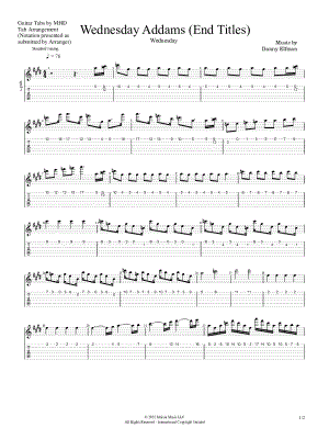 Wednesday Addams (End Titles)