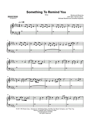 Something to Remind You [easy]