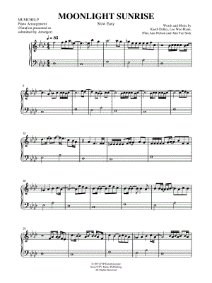 MOONLIGHT SUNRISE [slow easy]