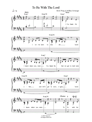 To Be With the Lord