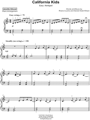 California Kids [easy - abridged]