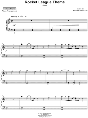 Rocket League Theme [easy]